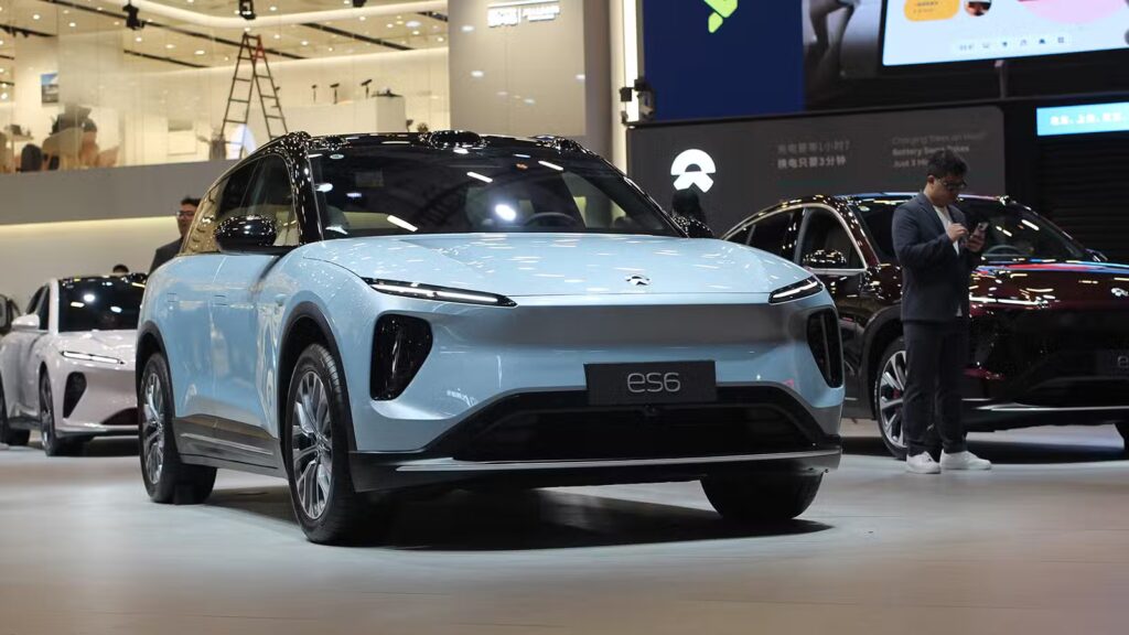 Nio to celebrate 1 millionth car production milestone on Jan 6 A Nio ES6 displayed at the Shanghai auto show in April 2025.