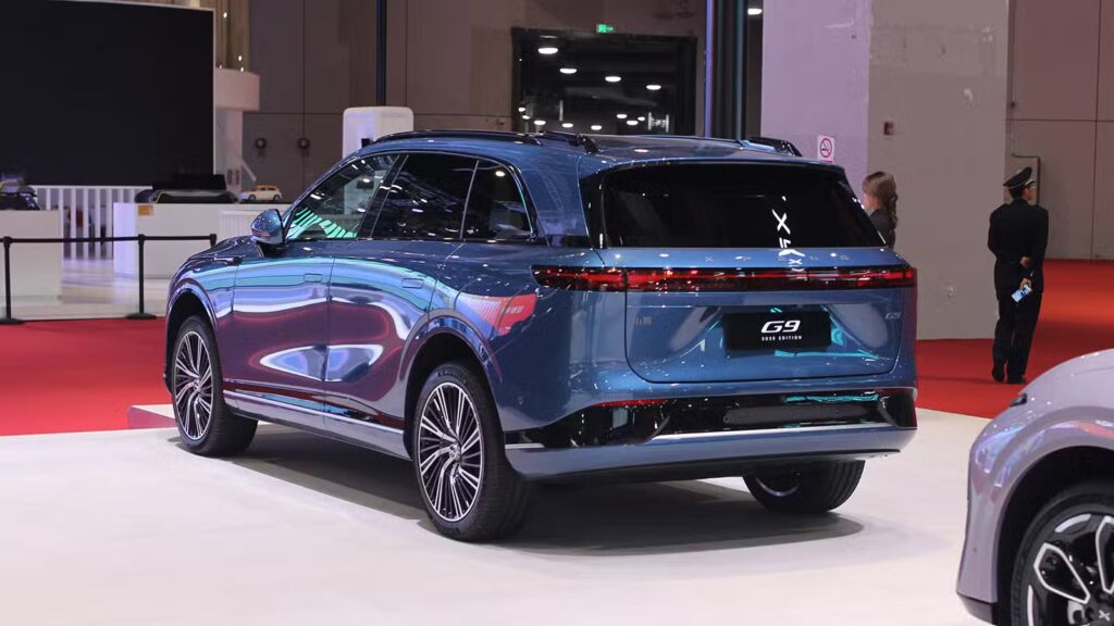 Xpeng aims for up to 600,000 deliveries in 2026, plans to launch 4 new models, report says File photo shows an Xpeng G9.