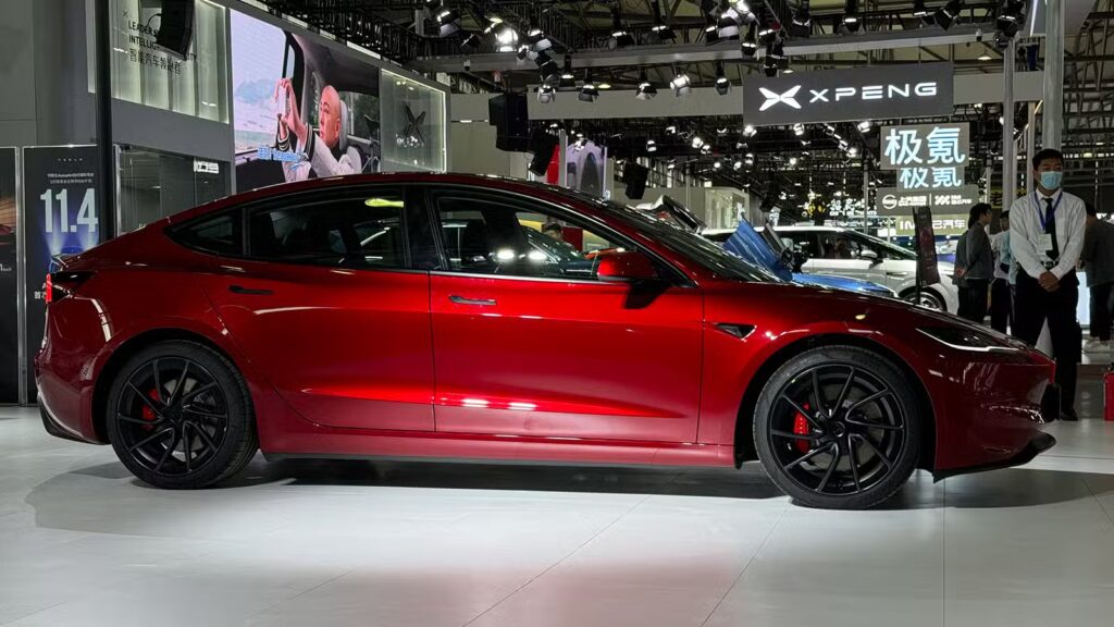 File photo shows a Tesla Model 3.