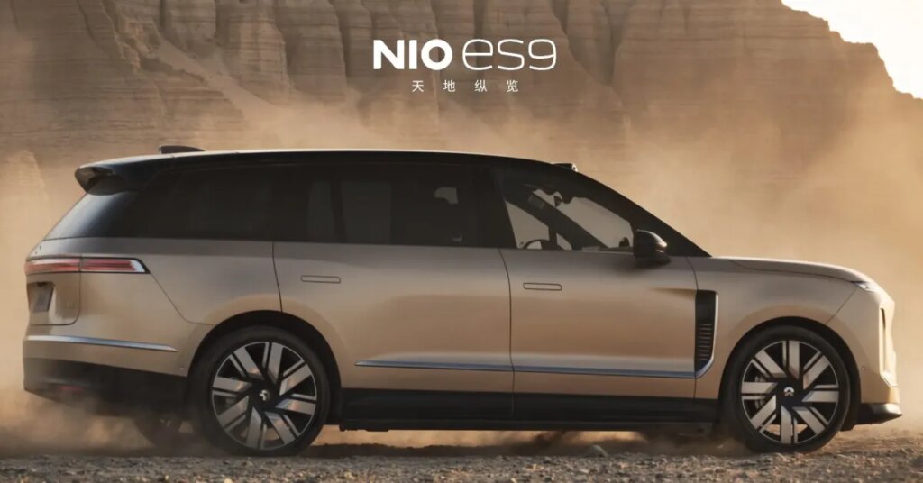 NIO launches ES9 flagship SUV: China's largest EV, starting at $54K with BaaS
