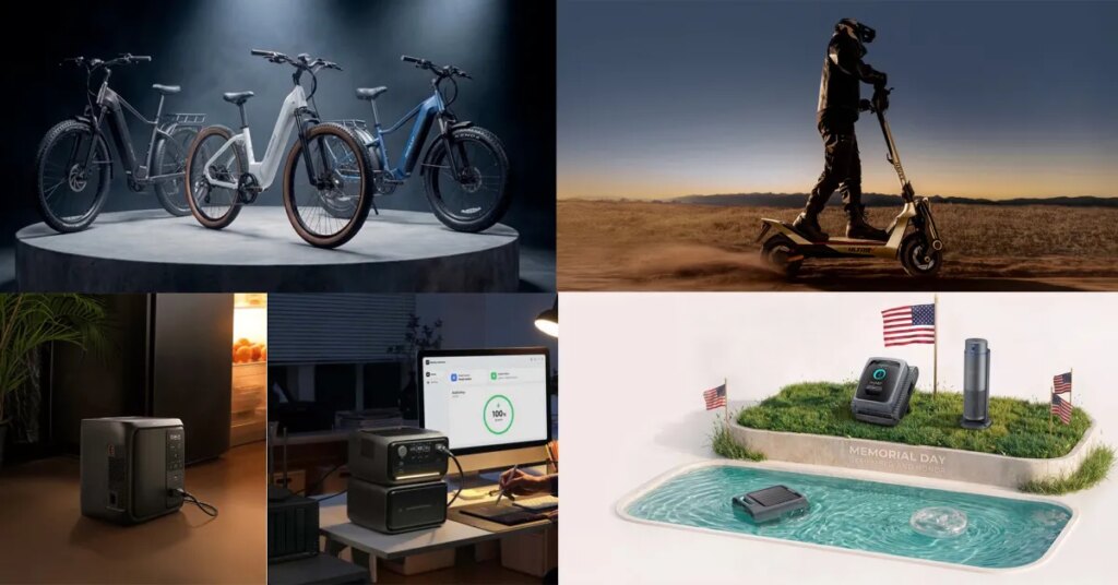 Ride1Up's three VORSA modular multi-use e-bikes from $1,395, Navee Memorial Day Sale restocks UT5 Ultra X electric superscooter, more