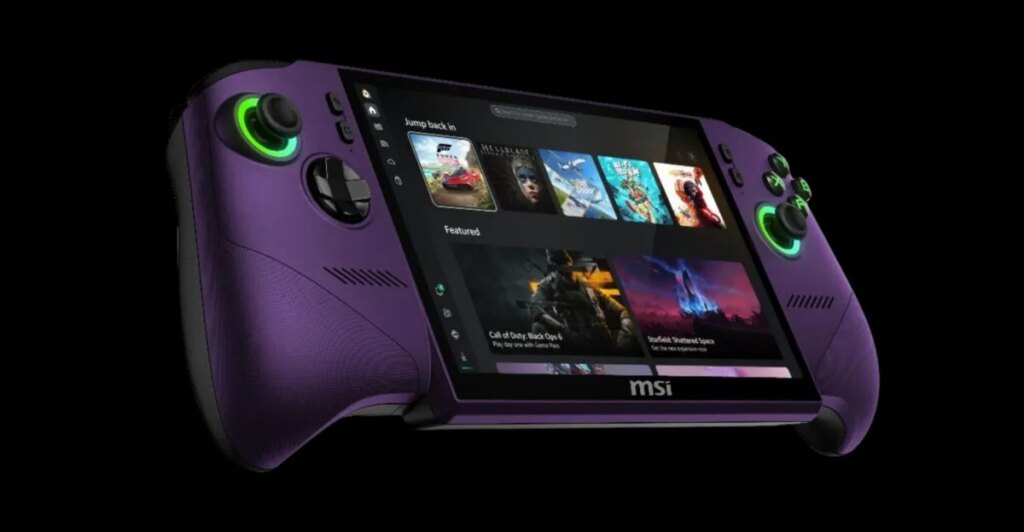 This is MSI’s new Claw 8 EX AI Plus gaming handheld