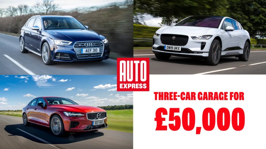 Three-car garage: Audi S3, Jaguar I-Pace and Volvo S80 for less than £50k