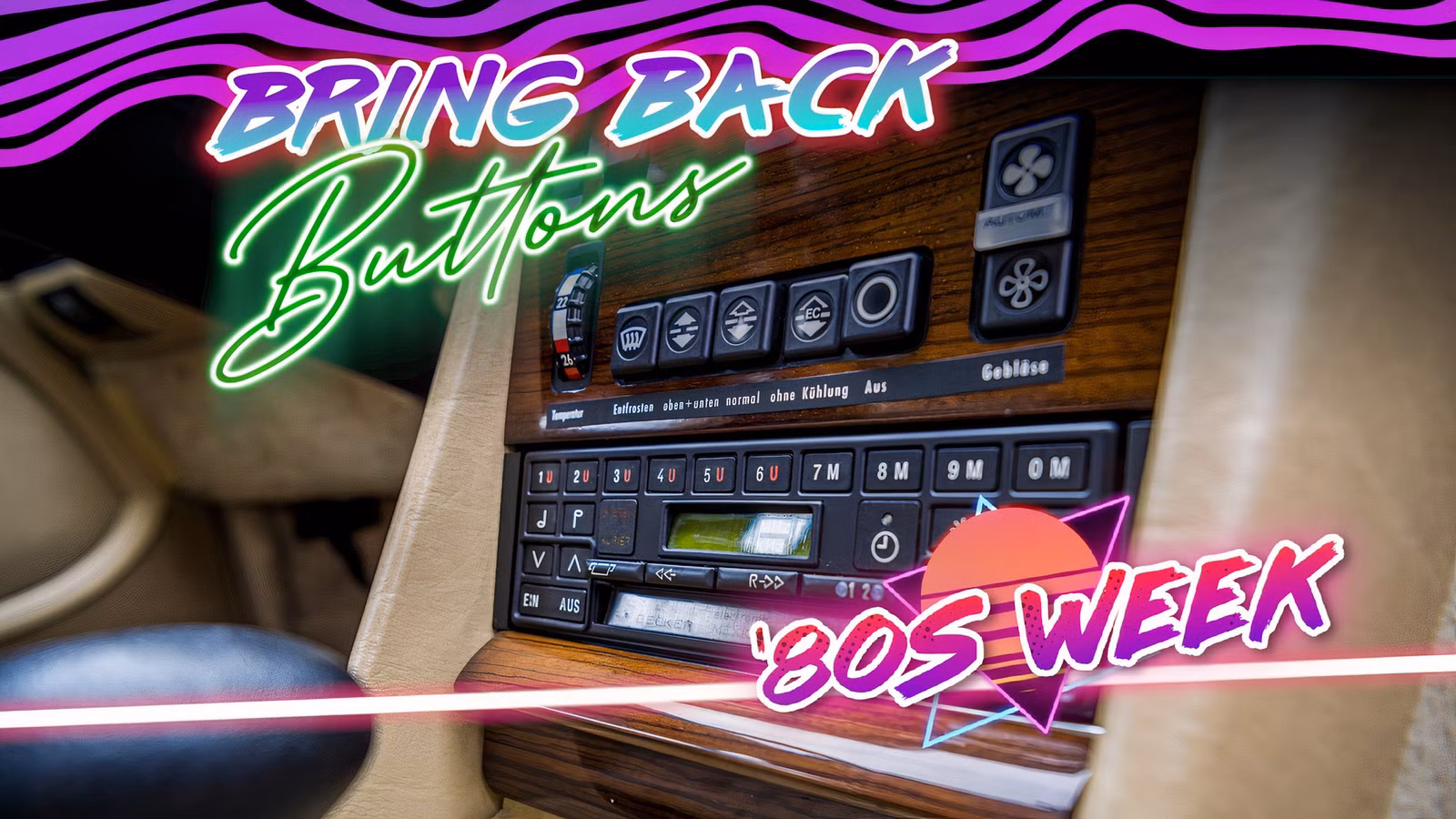1980s Cars Were Peak Buttons In The Best Possible Way 1980s Cars Were Peak Buttons In The Best Possible Way