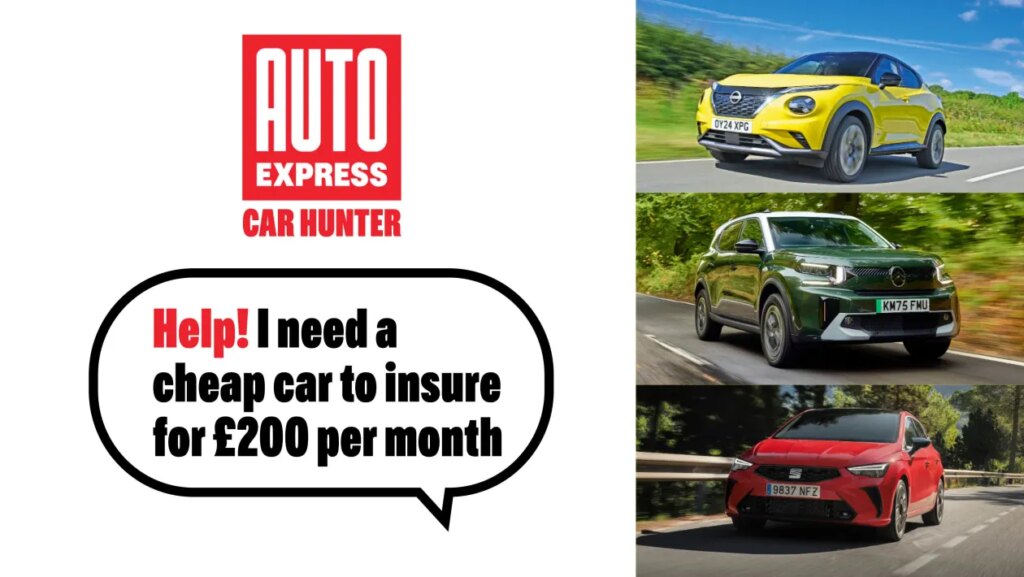 Car Hunter: cars under £200 a month that’ll be peanuts to insure Car Hunter: cars under £200 a month that'll be peanuts to insure