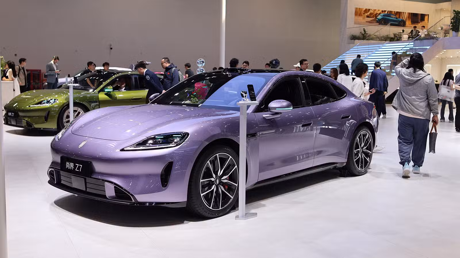 China’s May passenger NEV wholesale volume estimated at 1.36 million units, up 12% year-on-year A Shangjie Z7 on display at the Beijing Auto Show in April 2026.