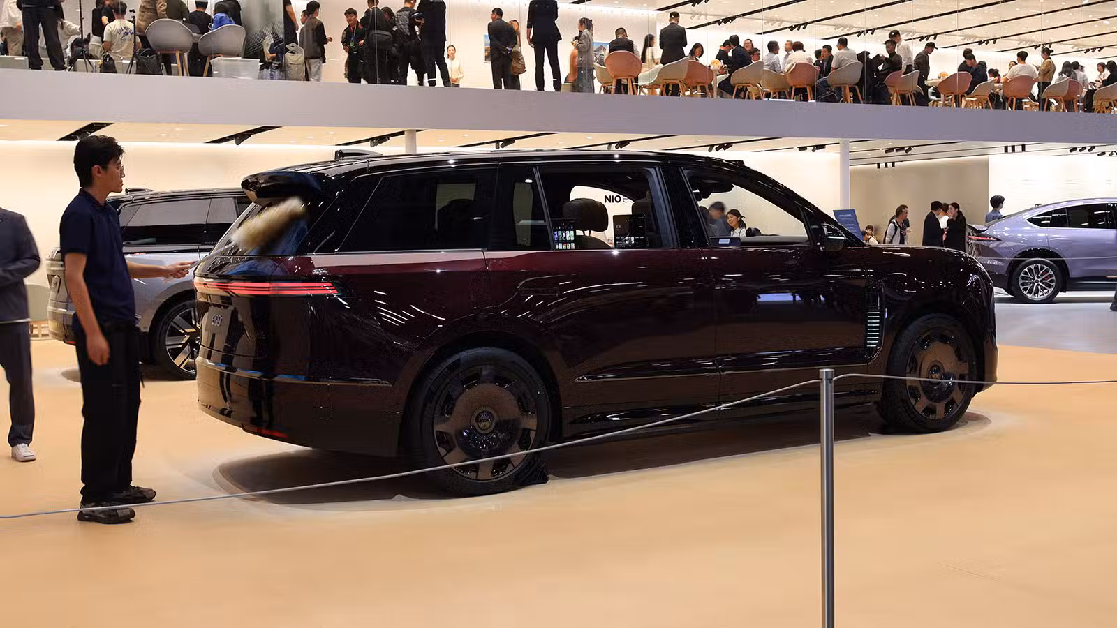 Nio ES9 delivers 3,108 units in last four days of May A Nio ES9 on display at the Beijing Auto Show in April 2026.