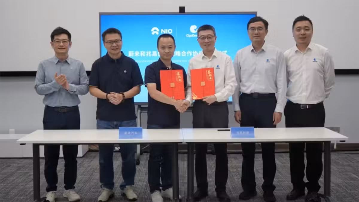 Nio partners with Chinese chipmaker GigaDevice to co-develop automotive chips Nio and Chinese semiconductor supplier GigaDevice have signed a strategic cooperation agreement.