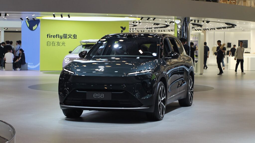 File photo shows a Nio ES8.
