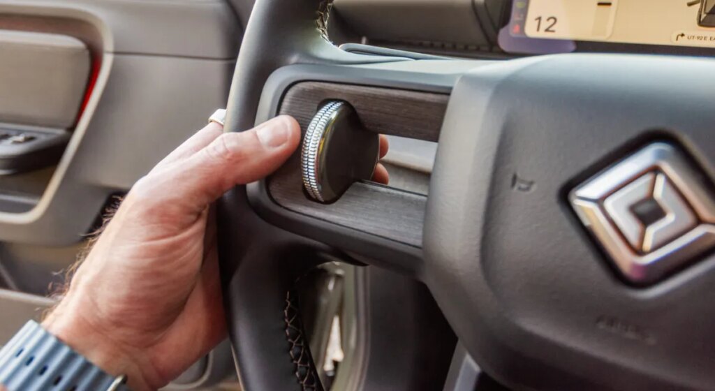 Rivian Heard You Complaining About Touchscreens So It Over-Engineered Scroll Wheels Rivian Heard You Complaining About Touchscreens So It Over-Engineered Scroll Wheels