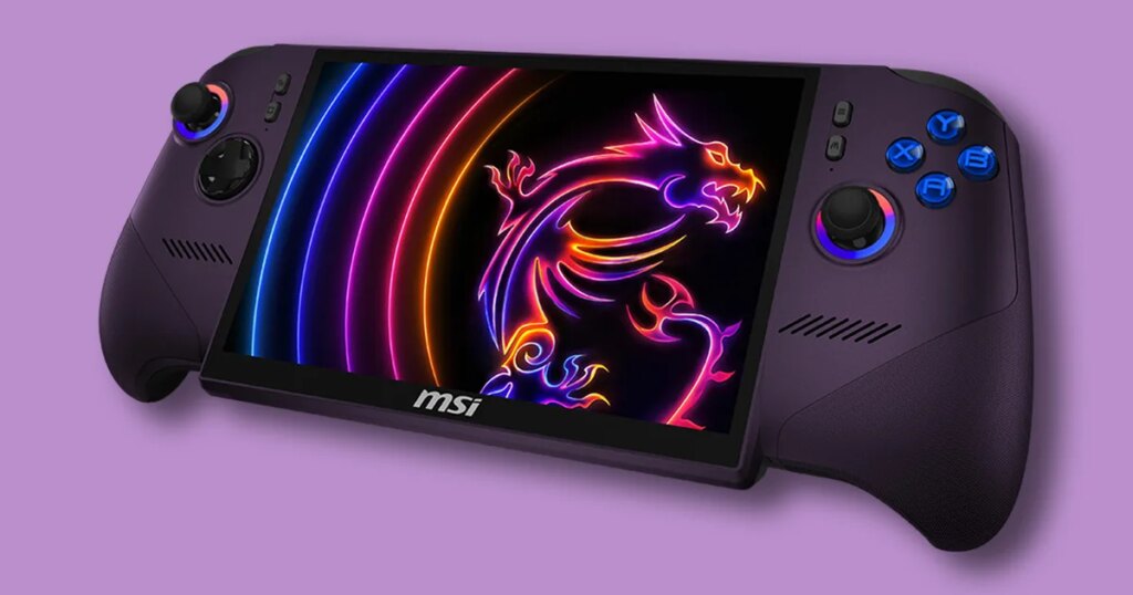 The MSI Claw 8 EX AI+ shows up as the future of gaming handhelds, but its price is just painful