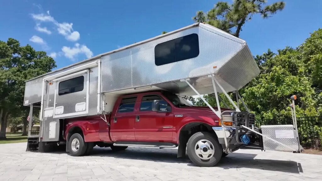 This Ford Super Duty Mega Camper Is One of the Most Extreme RVs Ever This Ford Super Duty Mega Camper Is One of the Most Extreme RVs Ever