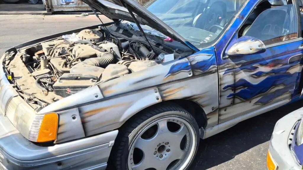 ‘Pimp My Ride’ Ford Taurus Just Hit a Pick-Your-Part Junkyard in California