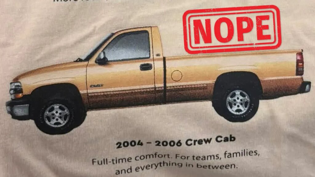 Chevy Says 'Officially Licensed' AI Slop Shirt at TJ Maxx Is a Fake