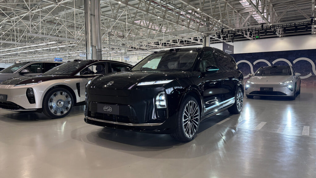 China’s MIIT inspects Nio, Chery and JAC, extending scrutiny to Anhui car plants An ES8 on display at the Nio F2 factory in January 2026.