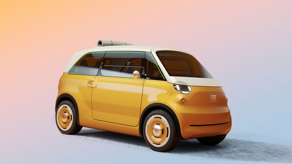 Fiat Topolino Lands in America as Adorable Multiplina Concept Teases a Bigger Microcar Future : Automotive Addicts Fiat Topolino Lands in America as Adorable Multiplina Concept Teases a Bigger Microcar Future : Automotive Addicts