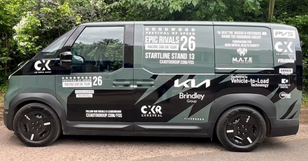 Kia converts its EV van into an off-grid simulator with a 55″ screen Kia converts its EV van into an off-grid simulator with a 55" screen