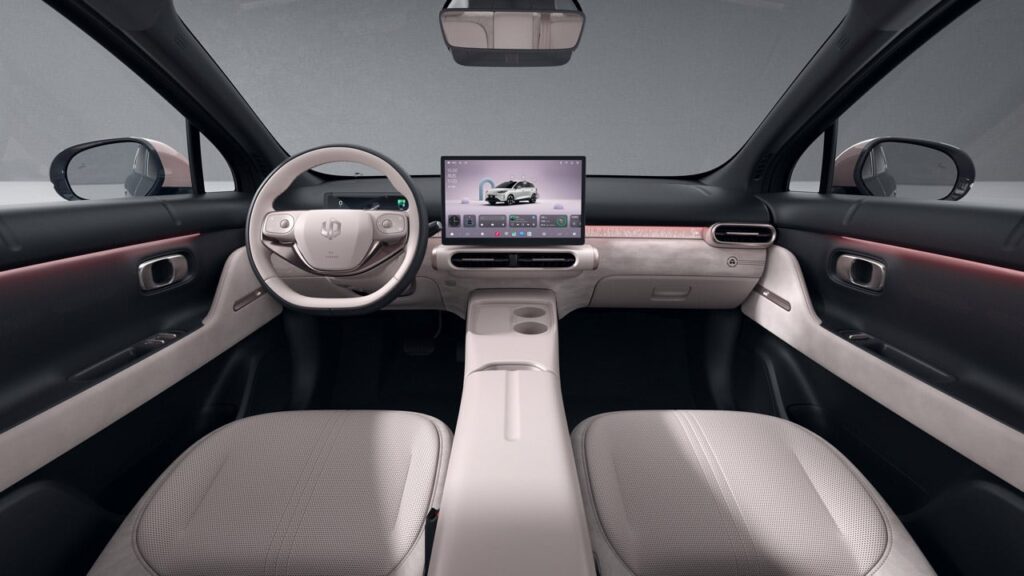 Leapmotor reveals A05s interior for first time as compact EV nears launch An interior photo of the Leapmotor A05s.
