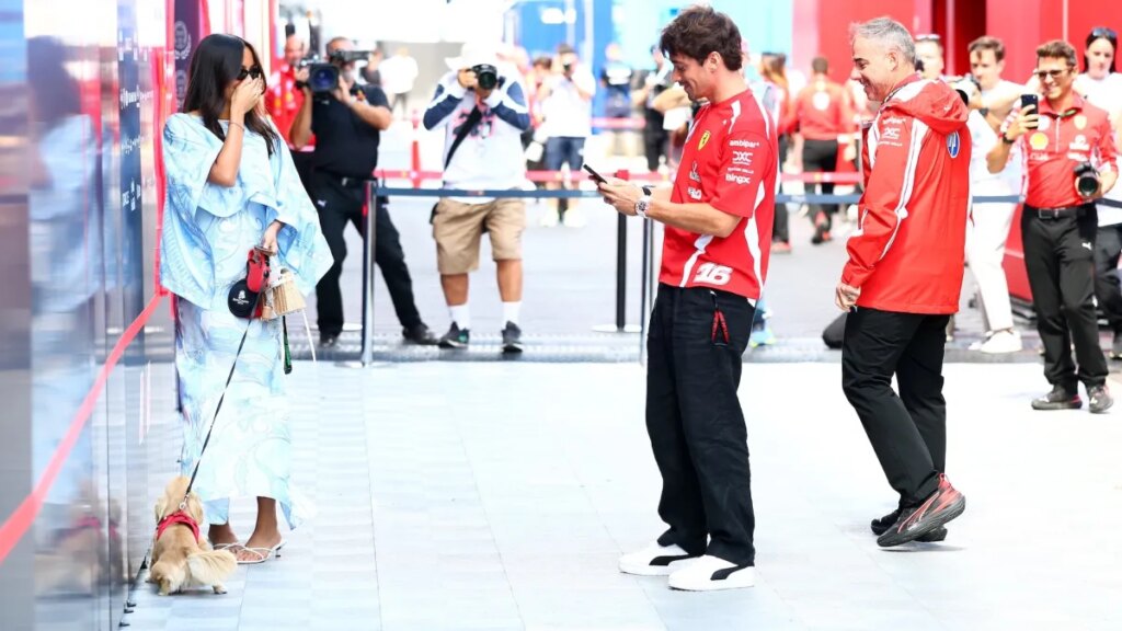 Leo Leclerc Caught Peeing on Red Bull's Garage Is Peak F1 Shenanigans