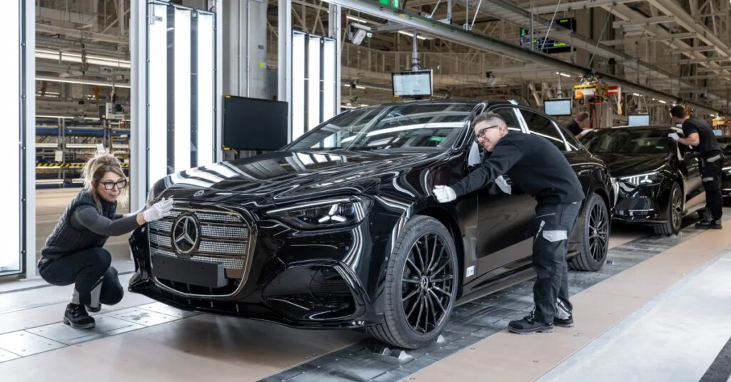 Mercedes is now building its new electric C-Class – here's where