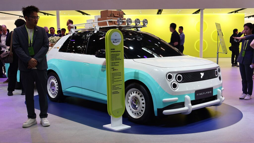 Nio’s Firefly brand to hit 70,000th delivery milestone soon A modified Firefly EV on display at the Beijing Auto Show in April 2026.