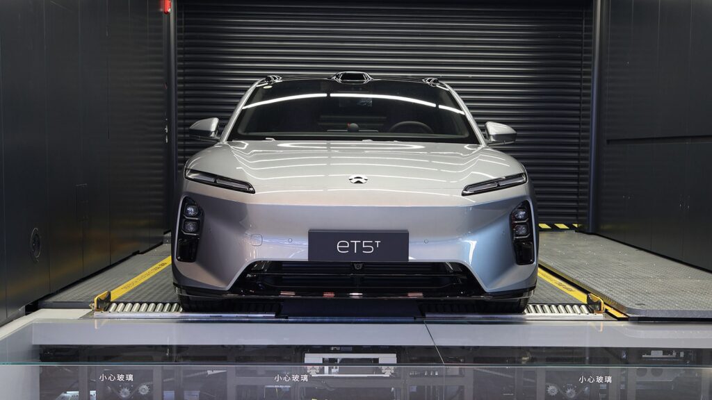 Shanghai contributes 11% of Nio’s China retail sales in H1 A Nio ET5 Touring on display at the Beijing Auto Show in April 2026.