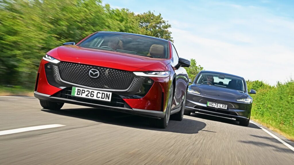 Tesla Model 3 vs Mazda 6e: Japanese newcomer takes on EV royalty Tesla Model 3 vs Mazda 6e: Japanese newcomer takes on EV royalty