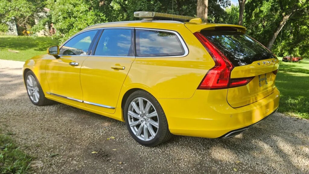 This Volvo V90's Most Bizarre Feature Isn't the Paint. It's in the Trunk