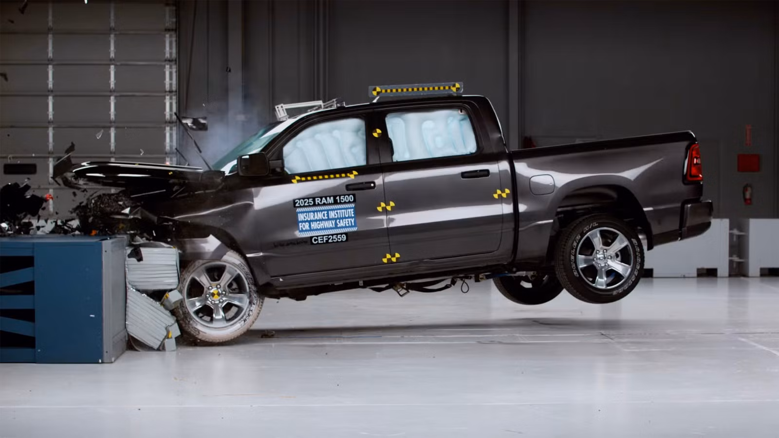 You Really Don’t Want To Get Hit By A Ram Truck, Unless You’re In A German SUV You Really Don't Want To Get Hit By A Ram Truck, Unless You're In A German SUV