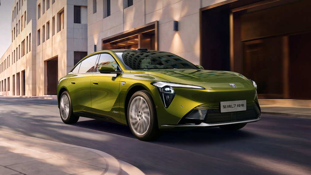 The all-electric version of the Buick Electra L7.