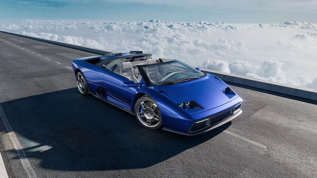 Eccentrica V12 Roadster Turns the Lamborghini Diablo Into a Roofless 550-HP Restomod : Automotive Addicts Eccentrica V12 Roadster Turns the Lamborghini Diablo Into a Roofless 550-HP Restomod : Automotive Addicts