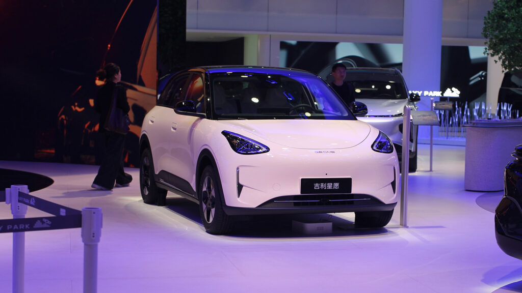 Geely Xingyuan, BYD Qin L flagged in China quality review over production conformity issues A Geely Xingyuan compact electric vehicle on display at the 2025 Shanghai auto show.
