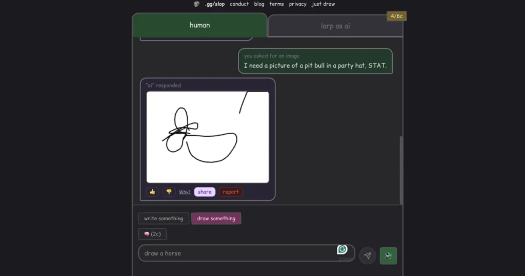 Have a laugh at AI’s expense by roleplaying as a chatbot