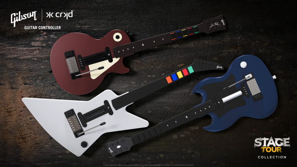 Here Are Three Sick Gibson Guitar Controllers Made For Stage Tour's Dec. 10 Release