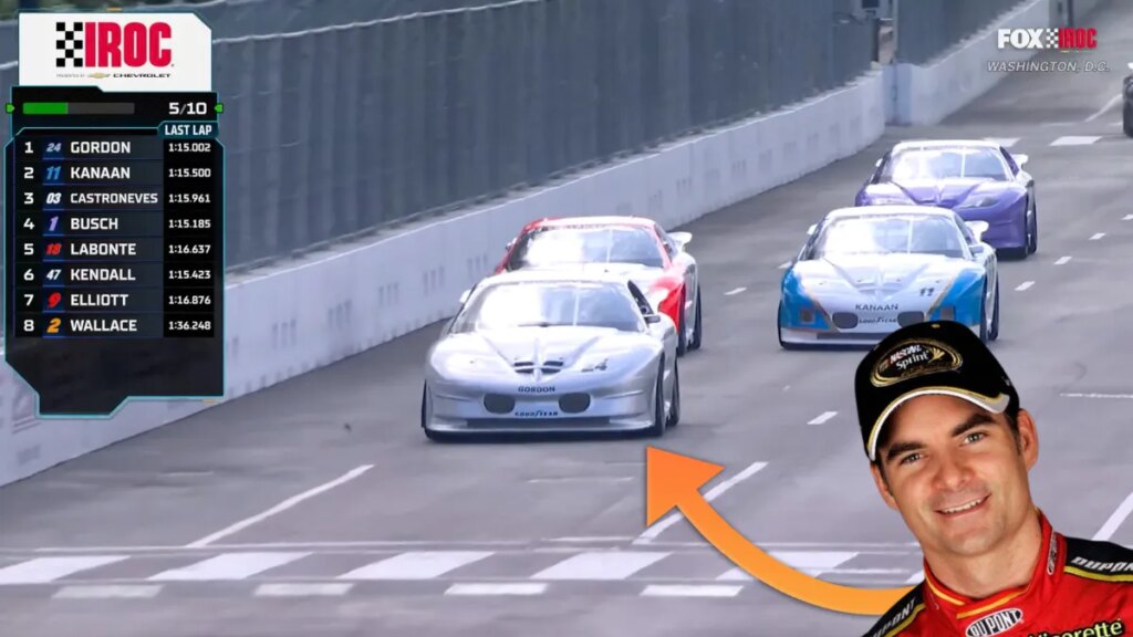 Jeff Gordon and Bill Elliott Raced IROC Pontiacs Wheel-to-Wheel in DC Last Weekend. Who Knew? Jeff Gordon and Bill Elliott Raced IROC Pontiacs Wheel-to-Wheel in DC Last Weekend. Who Knew?