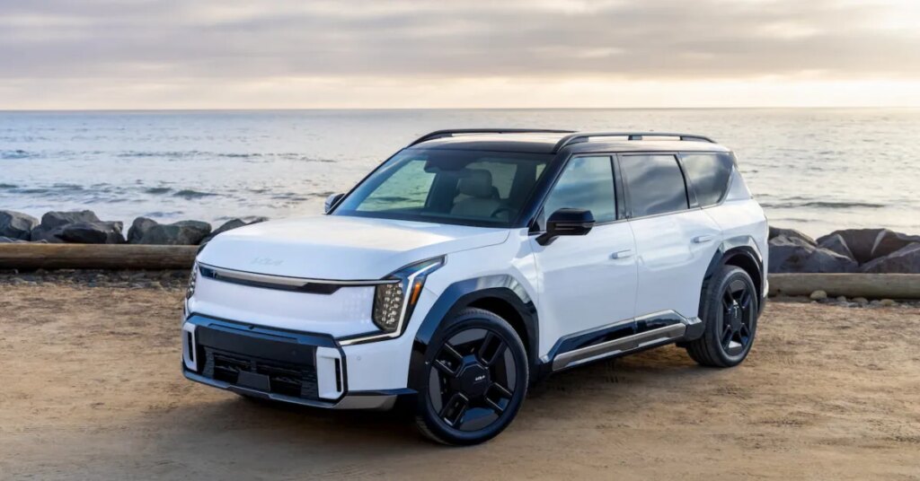 Kia is recalling over 21,000 EV9 SUVs over a faulty airbag issue