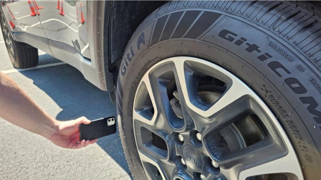 The number of tires worn beyond recommended limits