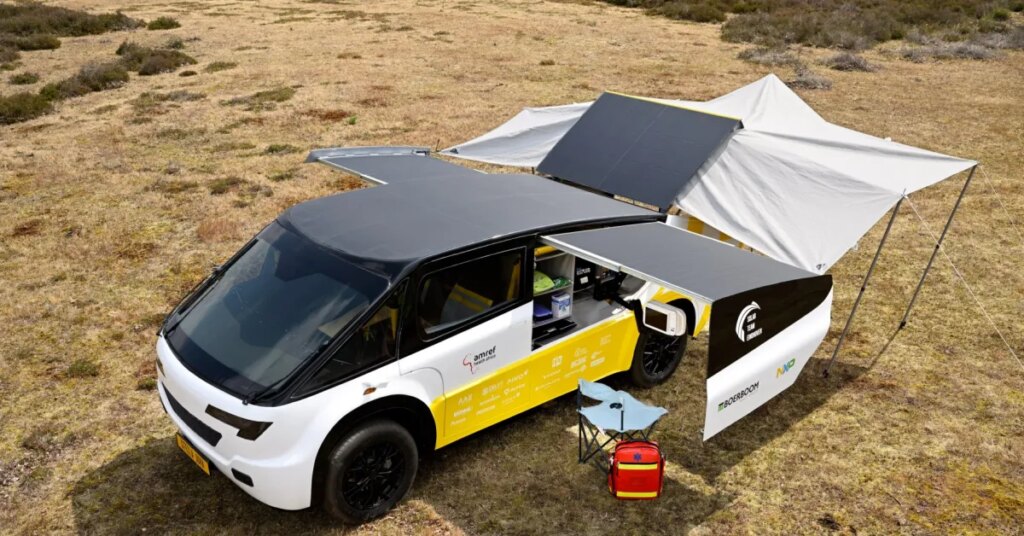 This solar-powered 'ambulance' has a range of up to 444 miles