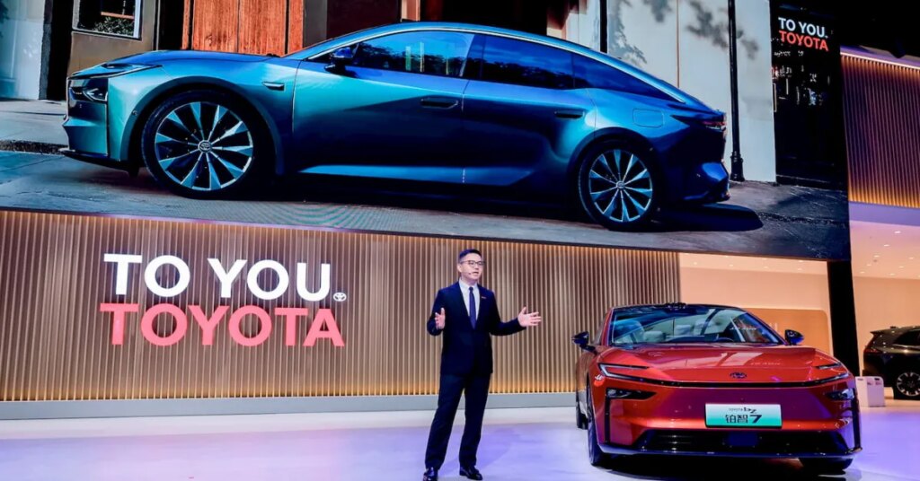 Toyota succumbs and now plans to build a new EV in China first Toyota succumbs and now plans to build a new EV in China first