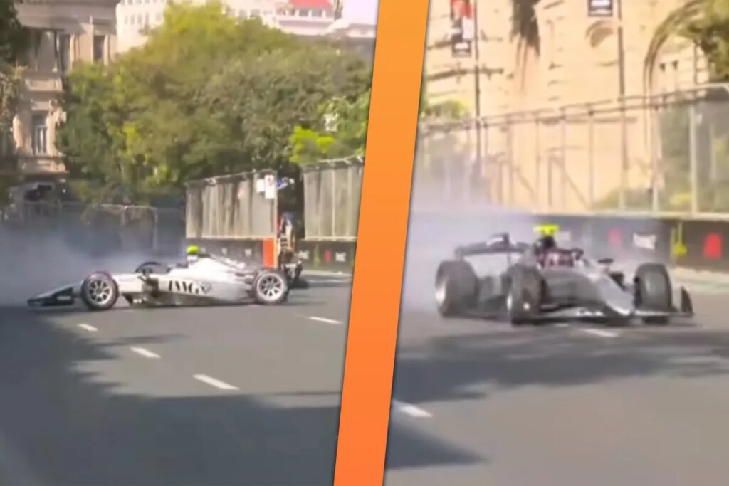 Cadillac F1 Test Driver Herta Pulls Off 150-MPH Save of a Lifetime