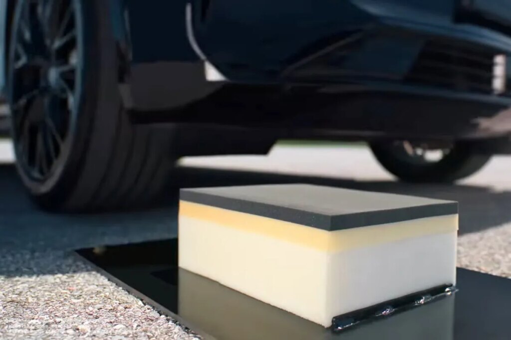 Car Company Steamrolls Seat Foam With a 20-Ton Truck to Prove It Holds Shape