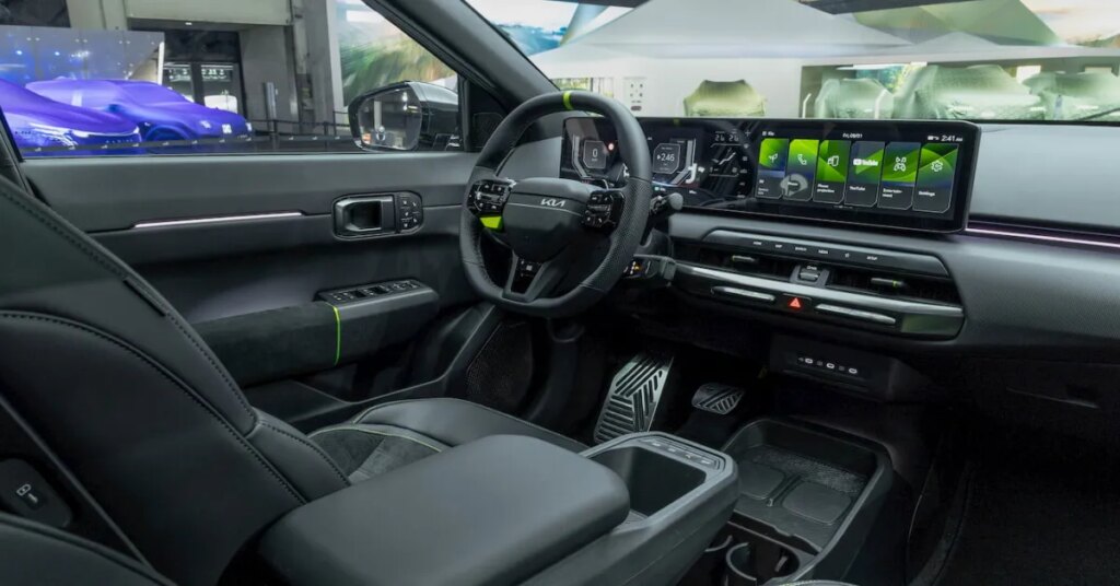 Kia’s new interior spotted with larger screen and high-tech software Kia's new interior spotted with larger screen and high-tech software