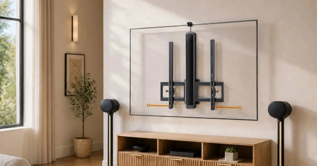 This wild new TV mount moves your screen without you touching it