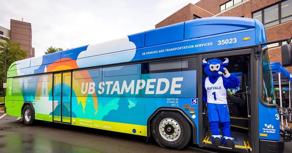University at Buffalo adds electric buses to Stampede Fleet University at Buffalo adds electric buses to Stampede Fleet