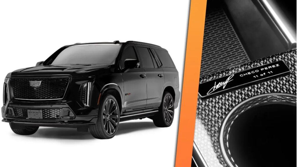 Cadillac F1 Driver Checo Perez Gets a Limited Edition Escalade V Named After Him