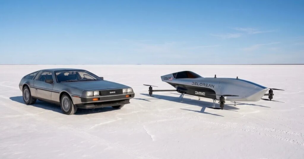 DeLorean may have a flying car in the air before Tesla does [video]