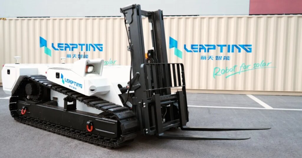 E-quipment highlight: LEAPTING launches electric autonomous forklift