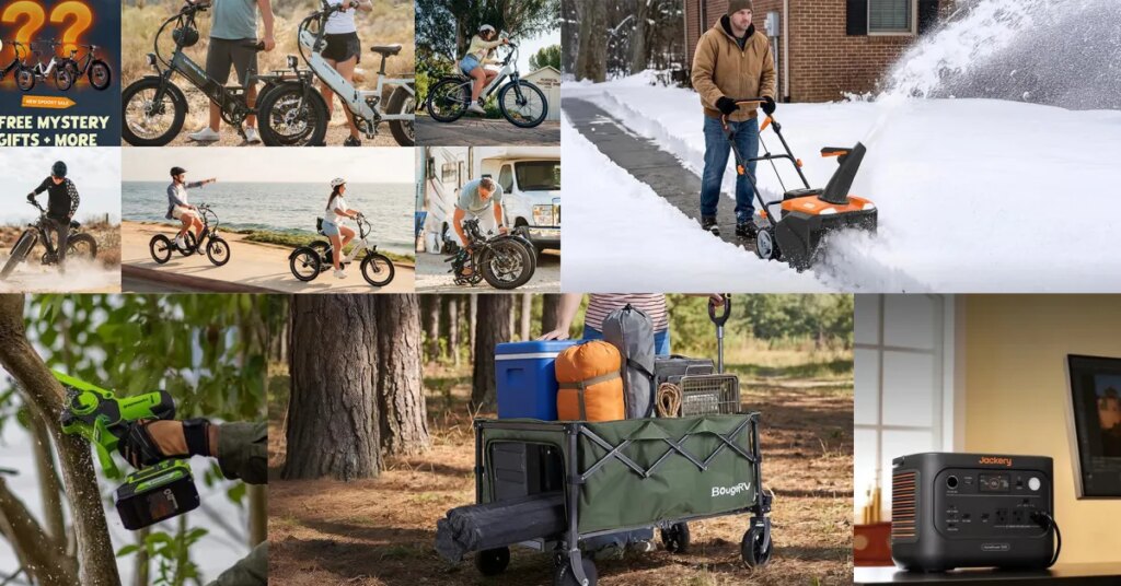Lectric treats riders with up to $762 e-bike savings in spooky sale, Worx snow blower, Jackery 1,024Wh V2 power station, more