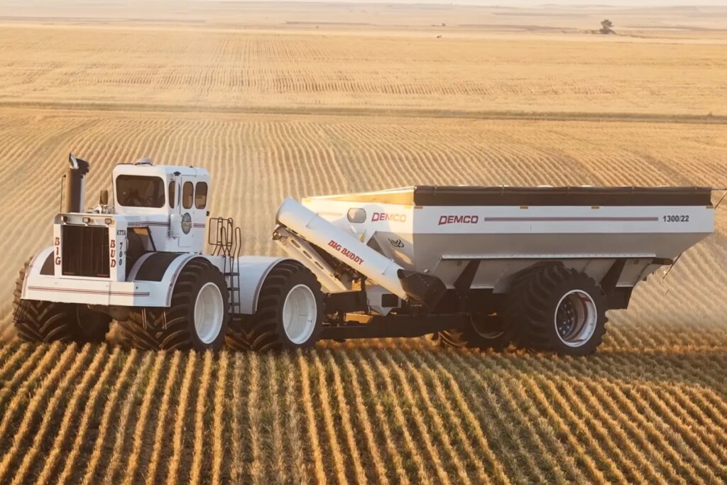 Montana Farm Revives 1977 'Big Bud,' One of the World's Largest Tractors, for Wheat Harvest