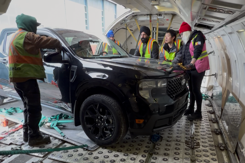 Stuffing a Ford Maverick Inside a Boeing 737 Isn't Easy, But It's Doable